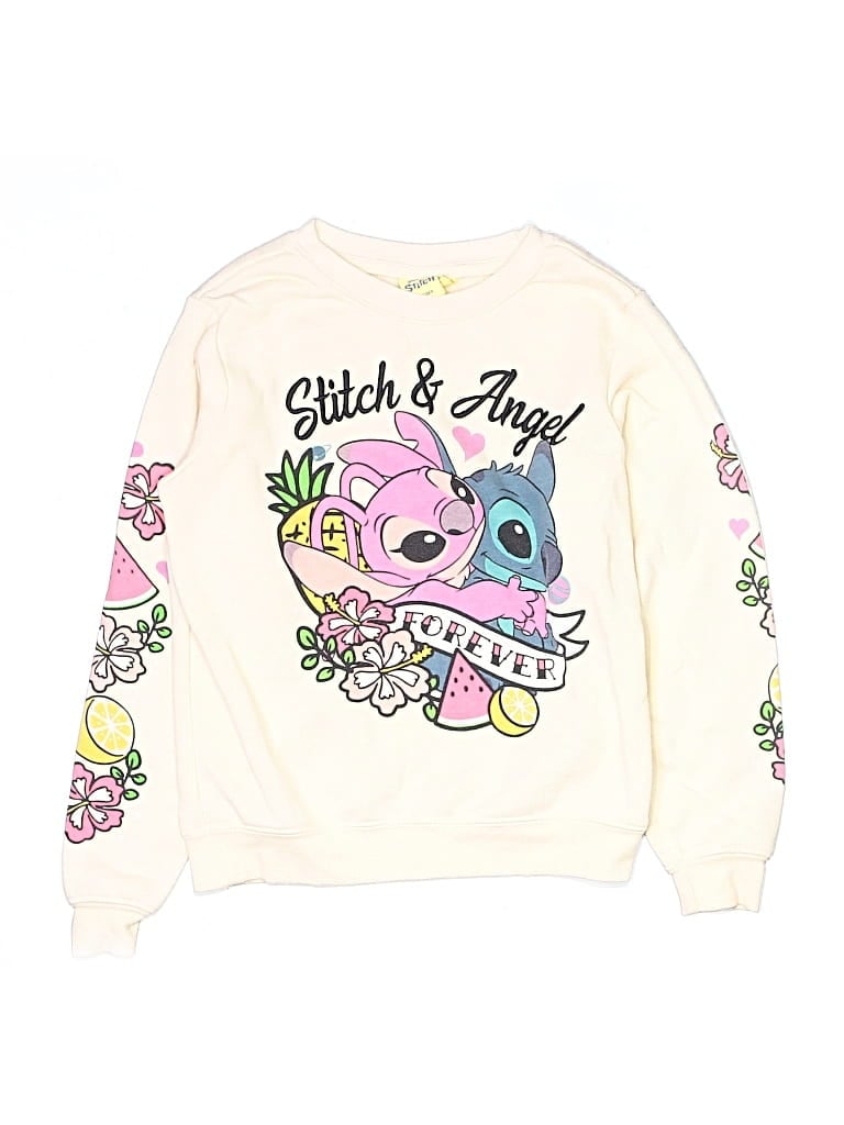 Pre-owned Disney Kids' Sweatshirt In Ivory