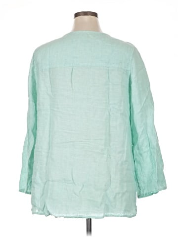 Tahari 3/4 Sleeve Button-Down Shirt (view 2)