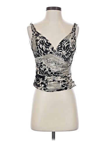 Carmen Marc Valvo Swimwear Sleeveless Top (view 1)