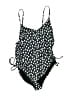 Kensie Polka Dots Black Swimsuit Top Size XL - photo 1