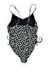 Kensie Polka Dots Black Swimsuit Top Size XL - photo 2