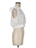 Monteau 100% Polyester White Short Sleeve Top Size M - photo 4