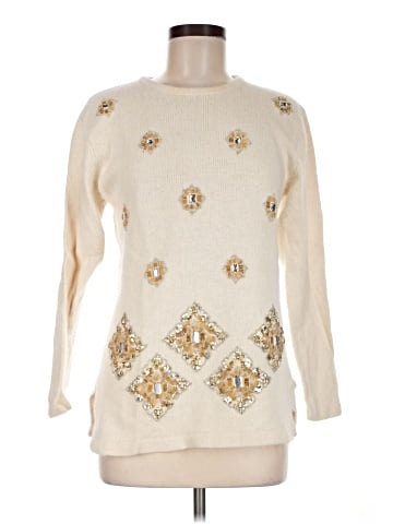 Karen Scott Silk Pullover Sweater (view 1)