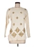 Karen Scott Ivory Silk Pullover Sweater Size M - photo 1