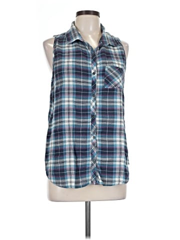 FANG Sleeveless Button-Down Shirt (view 1)