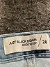 Just Black Hearts Blue Jeans Size 28 waist - photo 7