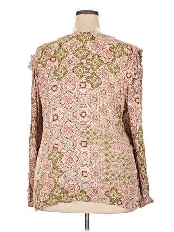 Cotton Bleu Long Sleeve Blouse (view 2)