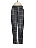 Adidas 100% Polyester Plaid Black Casual Pants Size S - photo 1