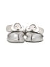 Dr. Scholl's 100% Leather Silver Flip Flops Size 9 - photo 2