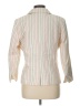 Doncaster Collection 100% Cotton Stripes Ivory Blazer Size 12 - photo 2