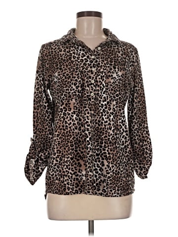 New York Laundry 3/4 Sleeve Blouse (view 1)