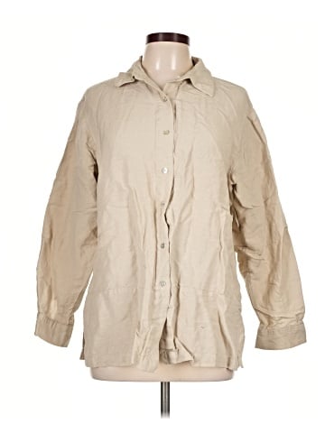 Karen Scott 3/4 Sleeve Button-Down Shirt (view 1)