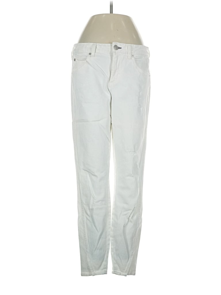 Pre-owned Amo Jeans In Silver