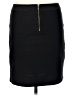 Bebe Solid Black Formal Skirt Size L - photo 2