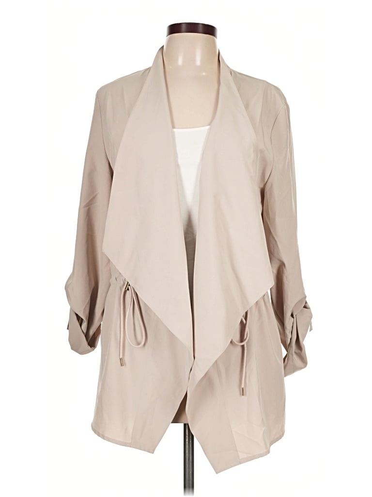 Pre-owned Garnet Hill Jacket In Tan