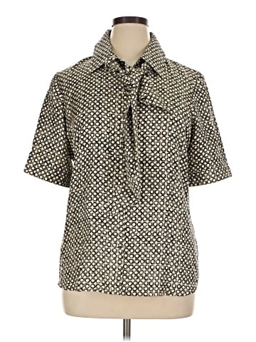 Dana Buchman Short Sleeve Blouse (view 1)