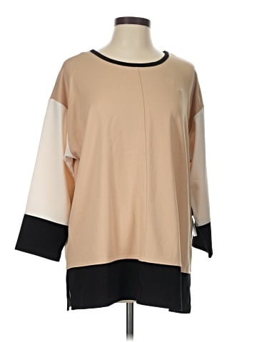 Jones New York 3/4 Sleeve T-Shirt (view 1)