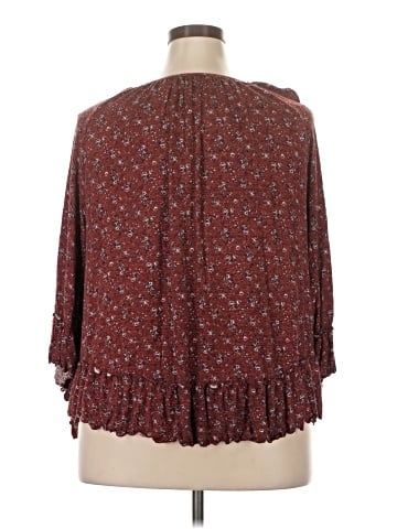 Faded Glory 3/4 Sleeve Blouse (view 2)