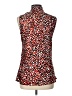 Nine West 100% Polyester Red Sleeveless Blouse Size L - photo 2