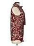 Nine West 100% Polyester Red Sleeveless Blouse Size L - photo 4