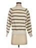 MNG Stripes Tan Turtleneck Sweater Size S - photo 1
