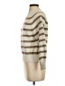 MNG Stripes Tan Turtleneck Sweater Size S - photo 5