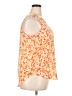 Maurices 100% Polyester Floral Orange Sleeveless Blouse Size XXL - photo 4