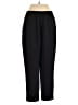 Zara 100% Polyester Black Casual Pants Size S - photo 2