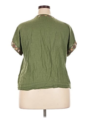 Lucky Brand Short Sleeve Blouse (view 2)