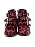 ASOS Animal Print Red Ankle Boots Size 7 - photo 2