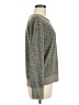 C&C California Animal Print Green Pullover Sweater Size M - photo 4