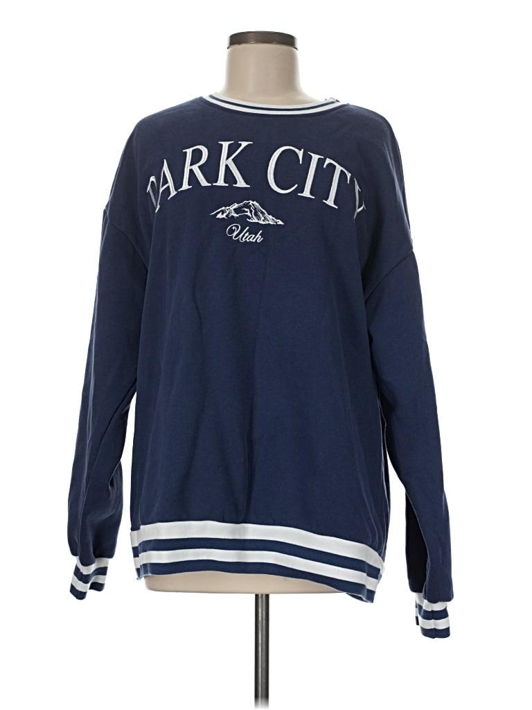 Pre-owned Altar'd State Pullover Sweater In Blue