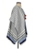 Tory Burch Gray Blue Poncho Size XS - Sm - photo 4