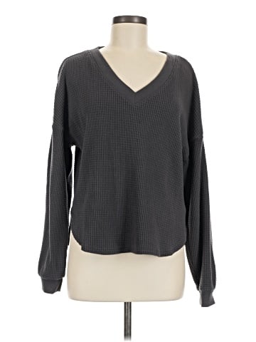 Madewell Waffle Knit V-Neck Long-Sleeve Sweater (view 1)