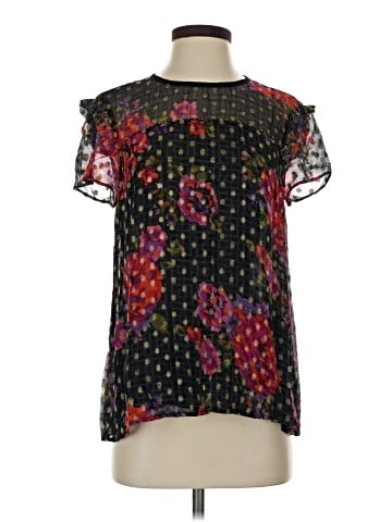 By Anthropologie Short Sleeve Blouse (view 1)