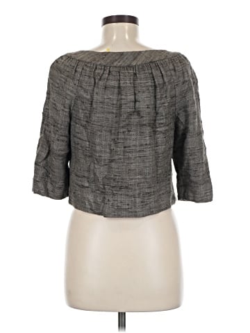 Trina Turk 3/4 Sleeve Silk Top (view 2)