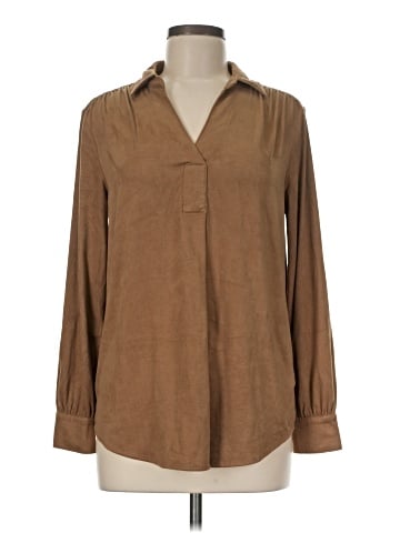 Well Worn Long Sleeve Blouse (view 1)