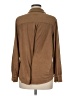 Well Worn Brown Long Sleeve Blouse Size M - photo 2
