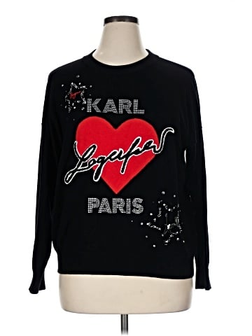 Karl Lagerfeld Paris Pullover Sweater (view 1)
