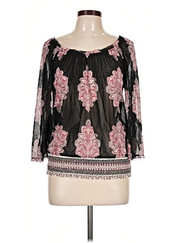 INC International Concepts 3/4 Sleeve Blouse (view 1)