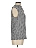 Worthington Houndstooth Silver Sleeveless Blouse Size M - photo 4