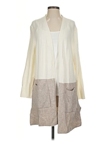 Madewell Kent Colorblock Cardigan Sweater in Coziest Yarn (view 1)