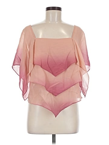 Arden B. Short Sleeve Silk Top (view 1)