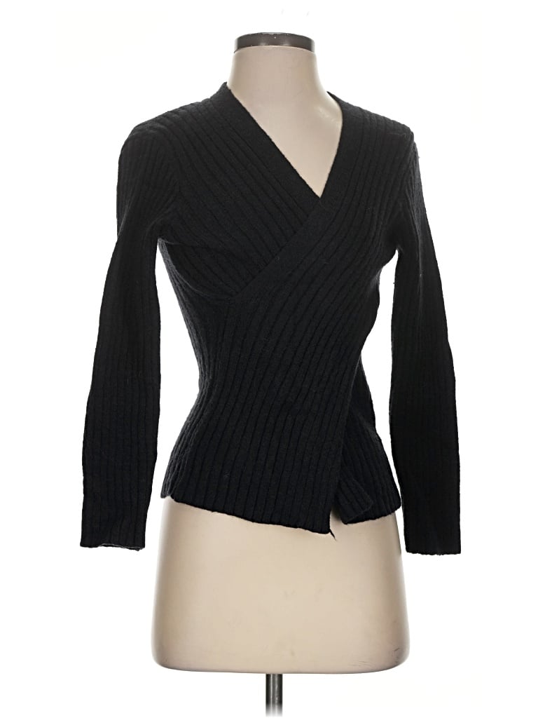 Pre-owned Cupshe Pullover Sweater In Black