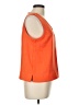 Nine Britton 100% Polyester Orange Sleeveless Blouse Size L - photo 4