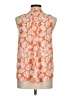 41Hawthorn 100% Polyester Orange Sleeveless Blouse Size M - photo 2