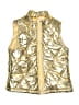 Faded Glory 100% Polyester Metallic Gold Vest Size S (kids) - photo 1