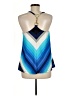 Julie Brown Blue Sleeveless Blouse Size M - photo 2