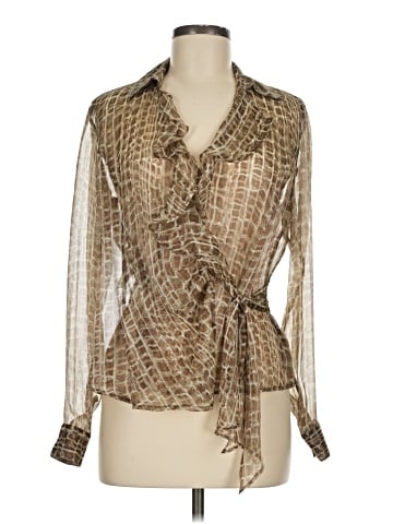 Jones New York Collection Long Sleeve Blouse (view 1)