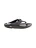 Oofos Black Sandals Size 12 - photo 1